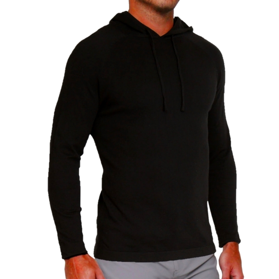 Nwt Murano Liquid Luxury Slim Fit Pullover Black Hoodie (Xxl)